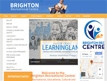 Tablet Screenshot of brightonrec.com.au